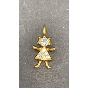 Jewelry - Birthstone Charm - Girl Brat - K.I.S. - April Clear KIS Charm